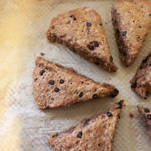 Vegan Pumpkin Chocolate-Chip Scones