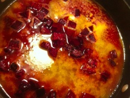 Spicy Orange Glazed Beets with Toasted Pecans