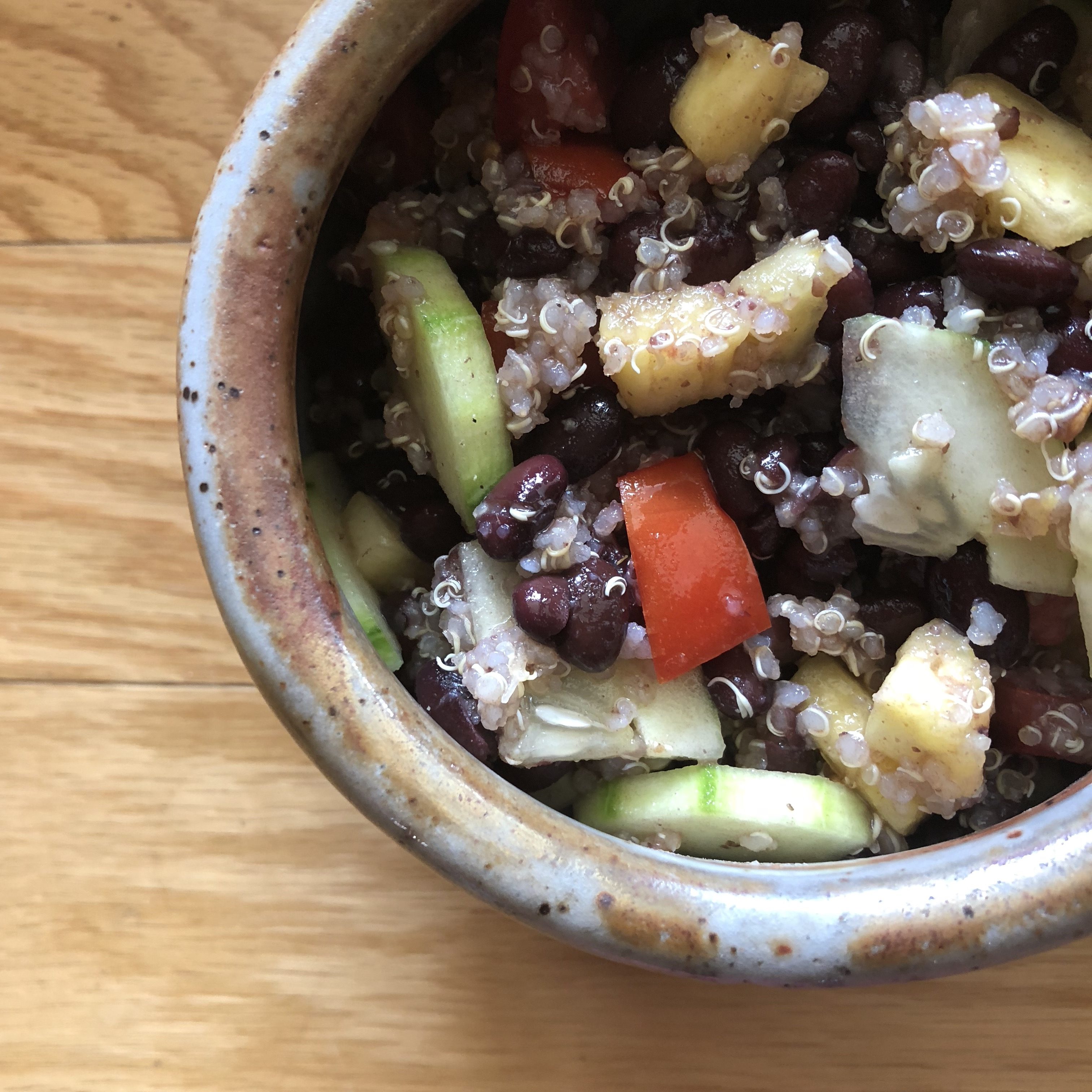 Black Bean and Pineapple Quinoa Salad