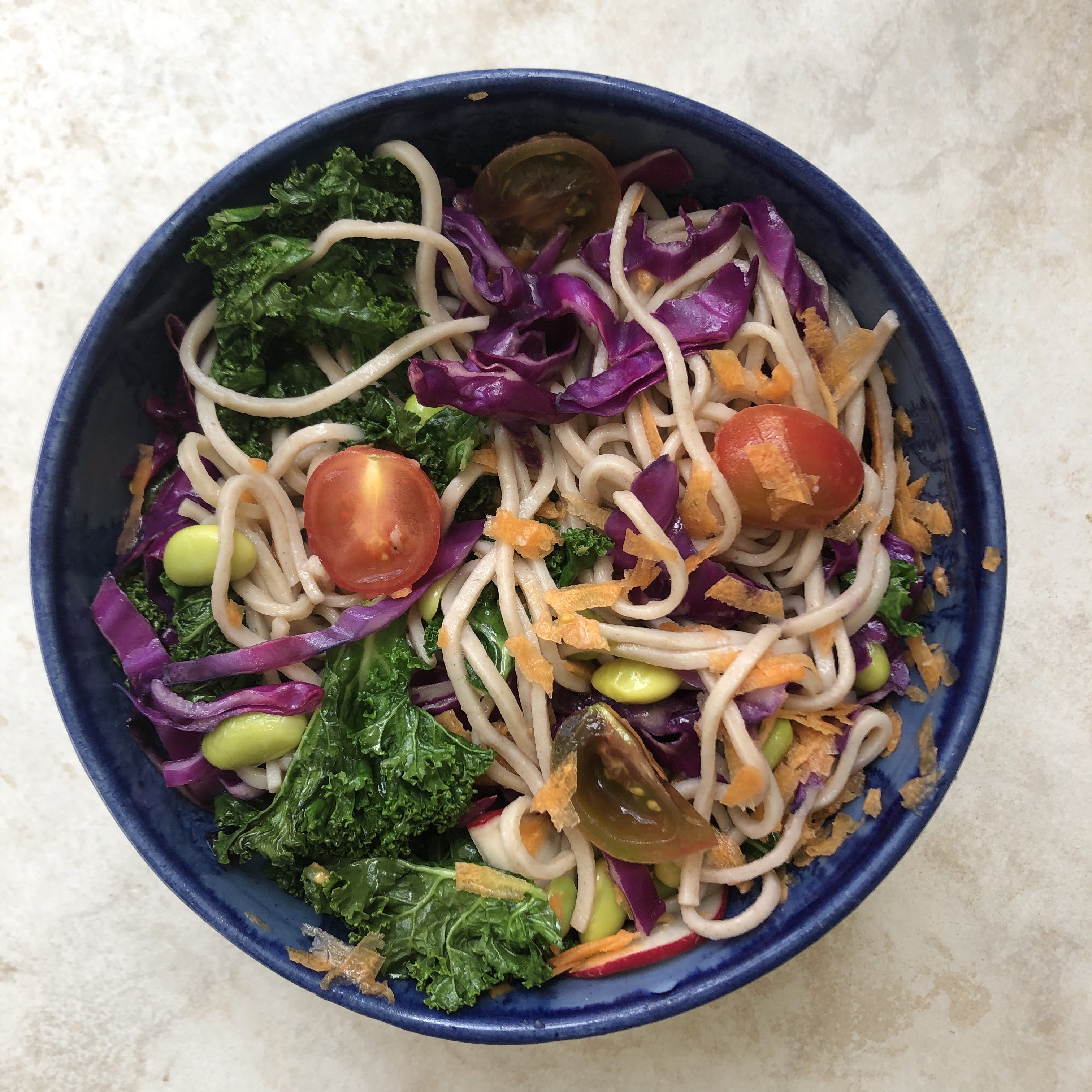 Soba Noodles with Fresh Veggies