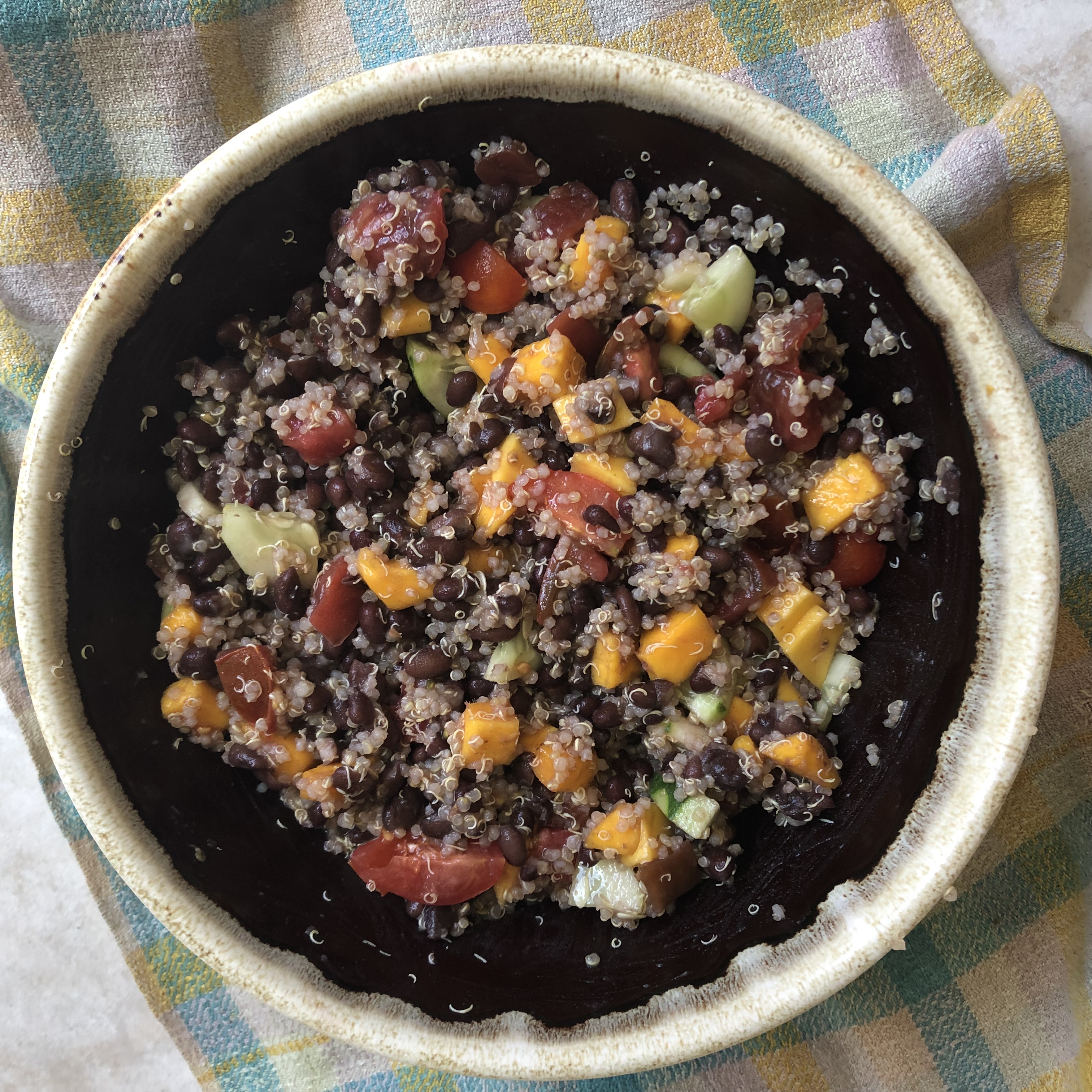 Black Bean and Mango Quinoa Salad