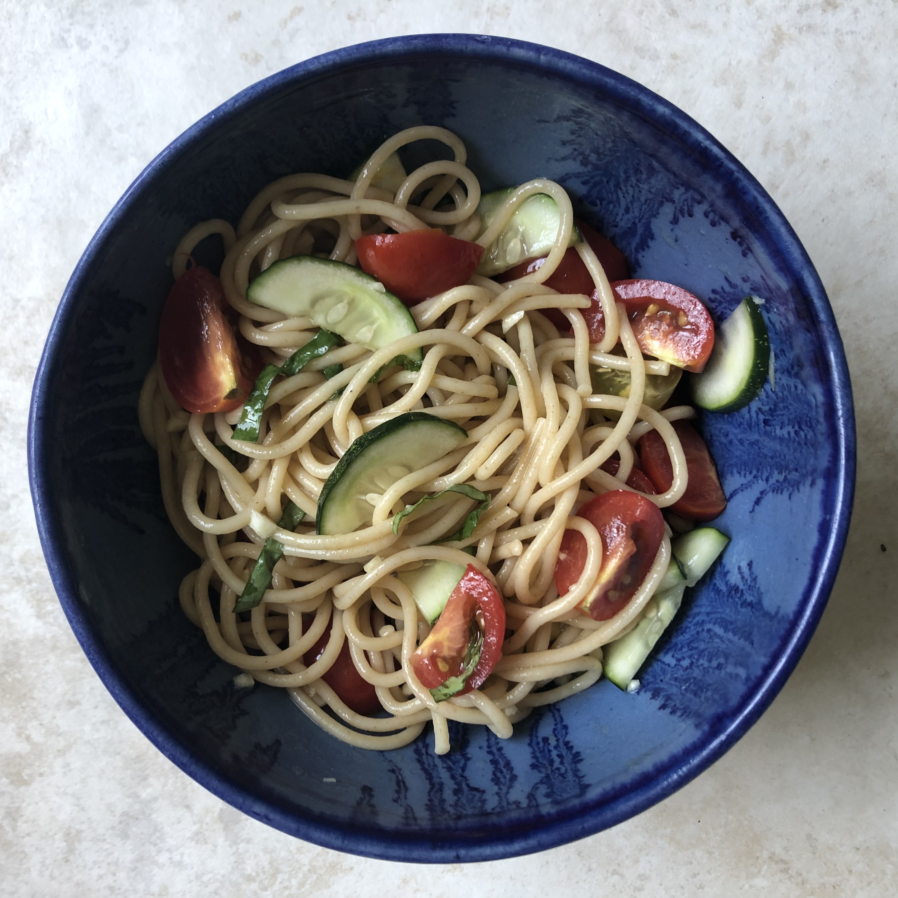 Simple Summer Vegan Pasta Salad