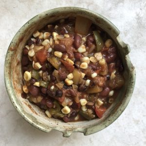 use-it-up veggie chili