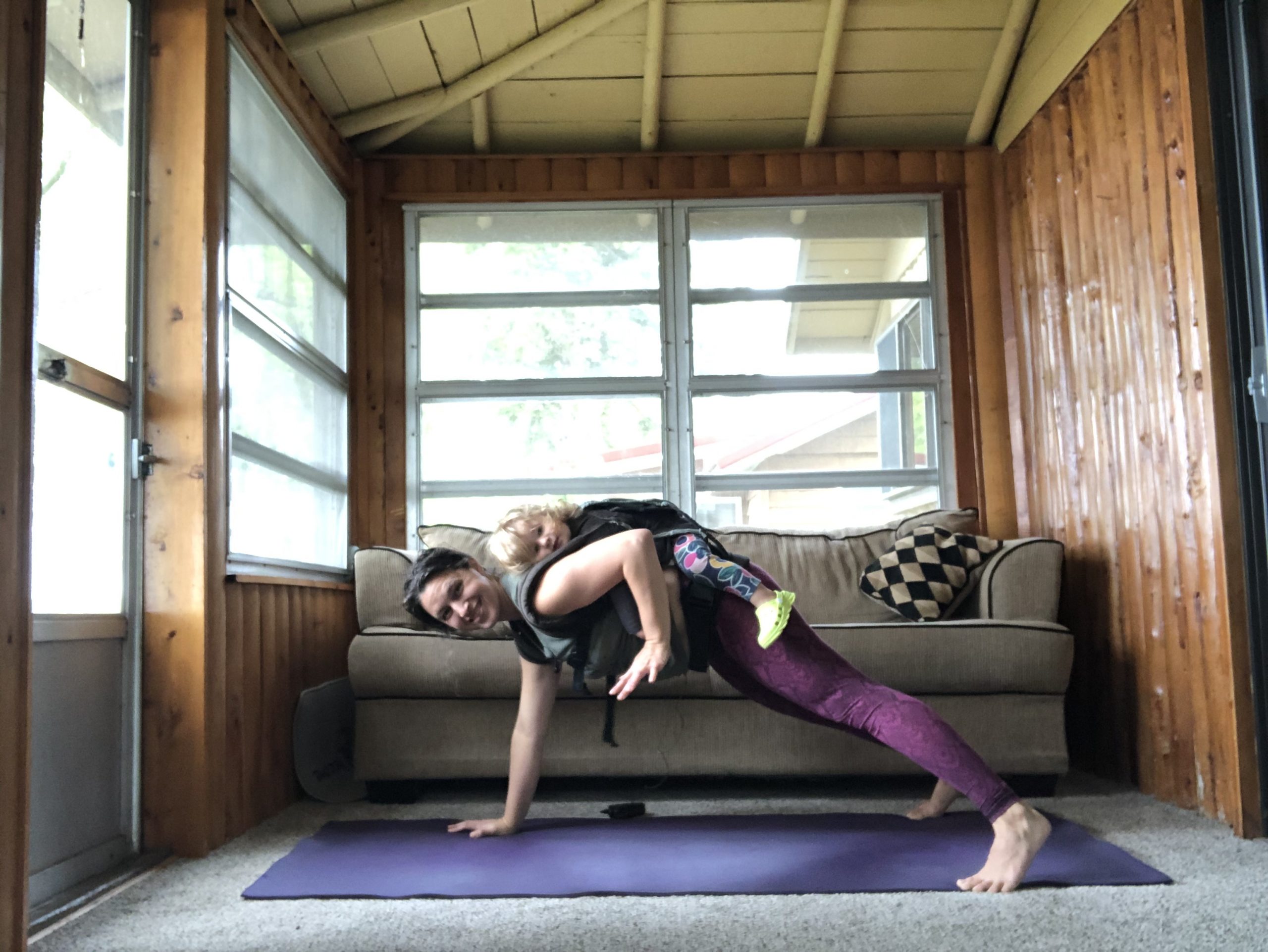 Babywearing Workout for Hips and Shoulders